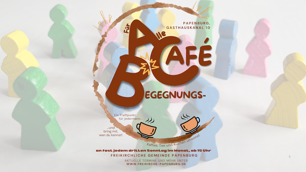 Begegnungscafé am Gasthauskanal